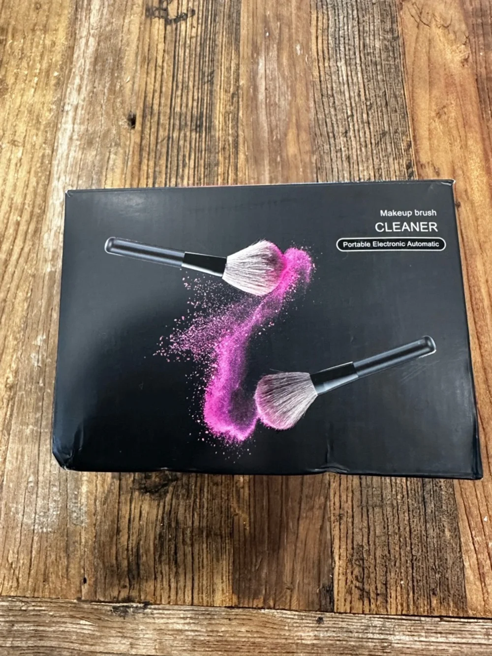 Portable Electronic Automatic Makeup Brush Cleaner - pink